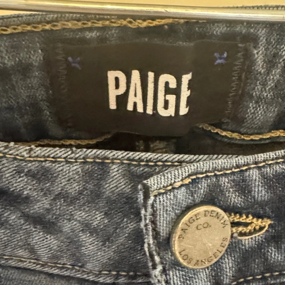 PAIGE Verdugo Dark Indigo High-Rise Skinny Jeans - Picture 2 of 5